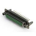 628-M25-621-GT6 - 628M SERIES VERTICAL D-SUB RECEP