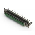 628-M37-321-GN5 - 628M SERIES VERTICAL D-SUB RECEP