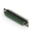 628-M37-621-GT1 - 628M SERIES VERTICAL D-SUB RECEP