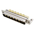 684S13W6103L461 - CONN D-SUB PLUG 13POS R/A SLDR