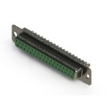 628-M37-622-GT1 - 628M SERIES VERTICAL D-SUB RECEP