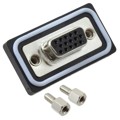 DCPHD15FSC1 - CONN D-SUB HD RCPT 15POS PNL MNT