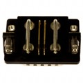 10070158-00119XLF - CONN D-SUB PLUG 4X2POS R/A SLDR