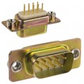 172-E09-111-011 - CONN D-SUB PLUG 9P PNL MNT SLDR