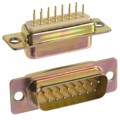 172-E15-111R001 - CONN D-SUB PLUG 15P PNL MNT SLDR