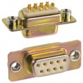 172-E09-201-021 - CONN D-SUB RCPT 9POS PNL MNT