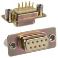 172-E09-211R021 - CONN D-SUB RCPT 9P PNL MNT SLDR