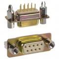 172-E09-211R911 - CONN D-SUB RCPT 9P PNL MNT SLDR