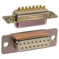 172-E15-201-001 - CONN D-SUB RCPT 15POS PNL MNT