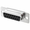 A-DF15LL-TL-B-R - CONN D-SUB RCPT 15POS SLDR CUP