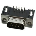 10090097-P094XLF - CONN D-SUB PLUG 9POS R/A SLDR