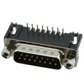 10090097-P154VLF - CONN D-SUB PLUG 15POS R/A SLDR