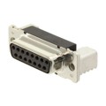 1-1740196-2 - CONN D-SUB RCPT 15P SMD R/A SLDR
