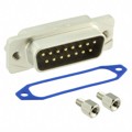 15-006253 - CONN D-SUB PLUG 15POS PNL MNT