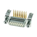 09642147224 - CONN D-SUB RCPT 15POS R/A SLDR
