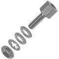 863001060TLF - CONN SCREWLOCK DSUB FEMALE 4-40