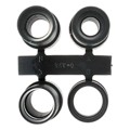 747746-1 - CONN GROMMET DB9/15 BLACK