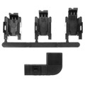 745550-1 - CONN CABLE CLAMP COVER 90DEG DB9