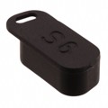 09670090711 - DSUB DUST CAP FE 09P BLACK