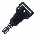 745002-2 - CONN D-SUB CORD GUARD 9POS PLAST