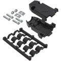 17E-1724-1 - CONN BACKSHELL 9POS 180DEG BLACK