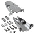 40-9709HM - CONN BACKSHELL 9POS 180DEG SHLD