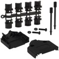 970-015-010R011 - CONN BACKSHELL 15POS 180DEG BLK