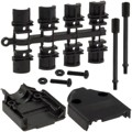 970-009-010R011 - CONN BACKSHELL 9POS 180DEG BLACK