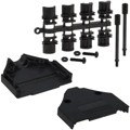 970-025-010-011 - CONN BACKSHELL 25POS 180DEG BLK