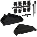 970-037-010R011 - CONN BACKSHELL 37POS 180DEG BLK