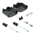 09670090424 - CONN BACKSHELL 9POS 180DEG BLACK