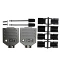 8655MH0901BLF - CONN BACKSHELL 9POS 180DEG SHLD