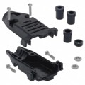 5748678-1 - CONN BACKSHELL 9POS 180DEG BLACK