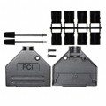 8655MH2501BLF - CONN BACKSHELL 25POS 180DEG SHLD