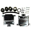 17E-1657-25 - CONN BACKSHELL 25POS 180DEG SHLD