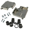 3357-6537-1C - CONN BACKSHELL 37POS 45DEG SHLD