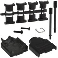 970-009-040R011 - CONN BACKSHELL 9POS 180DEG SHLD