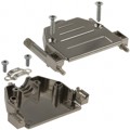 973-025-020R121 - CONN BACKSHELL 25POS 180DEG SHLD