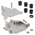748676-3 - CONN BACKSHELL 25POS 180DEG SHLD
