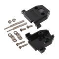 DA15-HD-PB-TS - D-SUB HOOD 15 WAY, BLACK THUMB S