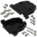 AGP 25 G-NEW - CONN BACKSHELL 25POS 180DEG BLK