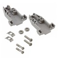40-9709HX - CONN BACKSHELL 9POS 180DEG GRAY