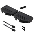 A-FT 25 - CONN BACKSHELL 25POS 180DEG BLK