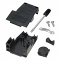 ACOV-SUB-09NB12 - CONN BACKSHELL 9POS 90DEG BLACK