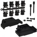 971-025-010R011 - CONN BACKSHELL 25POS 45DEG BLACK