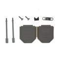 972-009-01SR031 - CONN BACKSHELL 9POS 180DEG GRAY