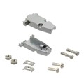 AGP 09 G-METALL - CONN BACKSHELL 9POS 180DEG SHLD