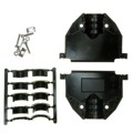 17E-1727-1 - CONN BACKSHELL 37POS 180DEG BLK