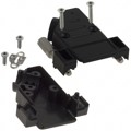 974-009-010-011 - CONN BACKSHELL 9POS 40DEG BLACK