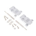 DE09-HD-PN-TS - D-SUB HOOD METALIZED 9 WAY THUMB